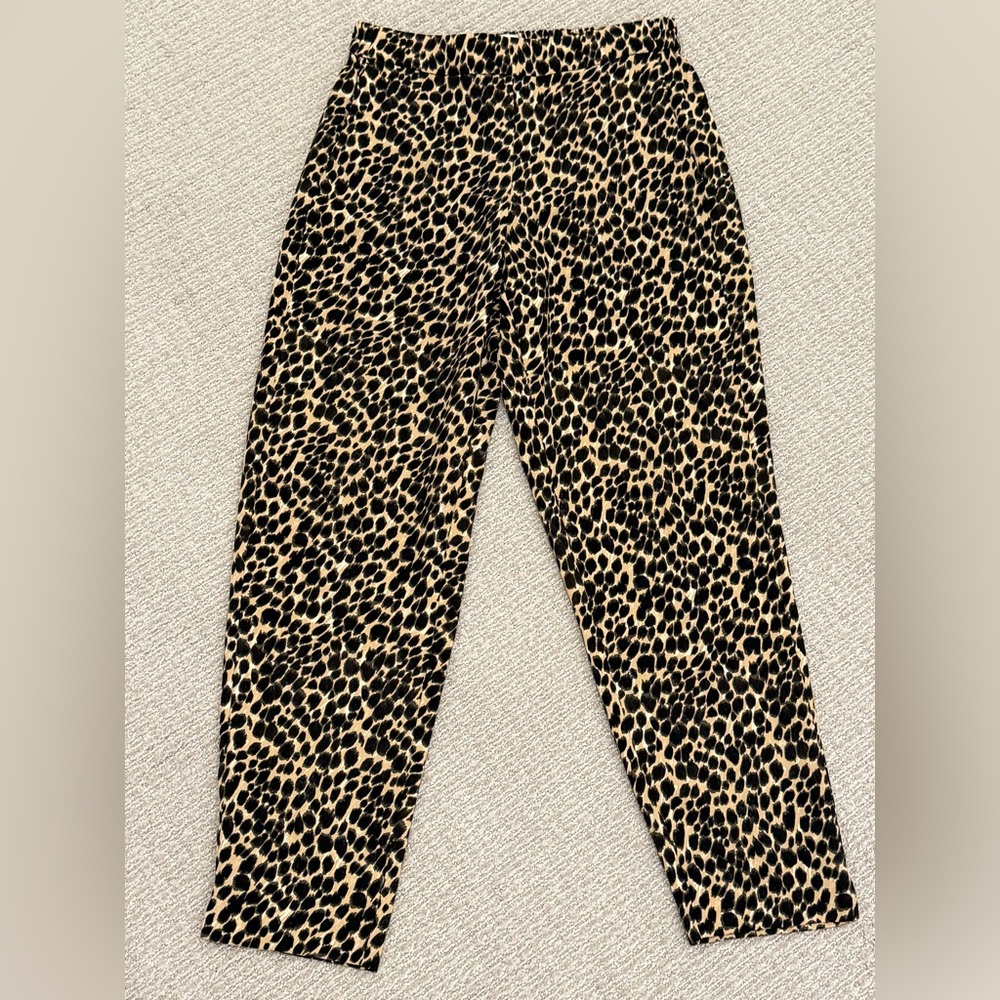 J. Crew Jamie Pants High Waisted Leopard
